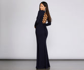 Tulip Lace Up Evening Gown Sai Feel